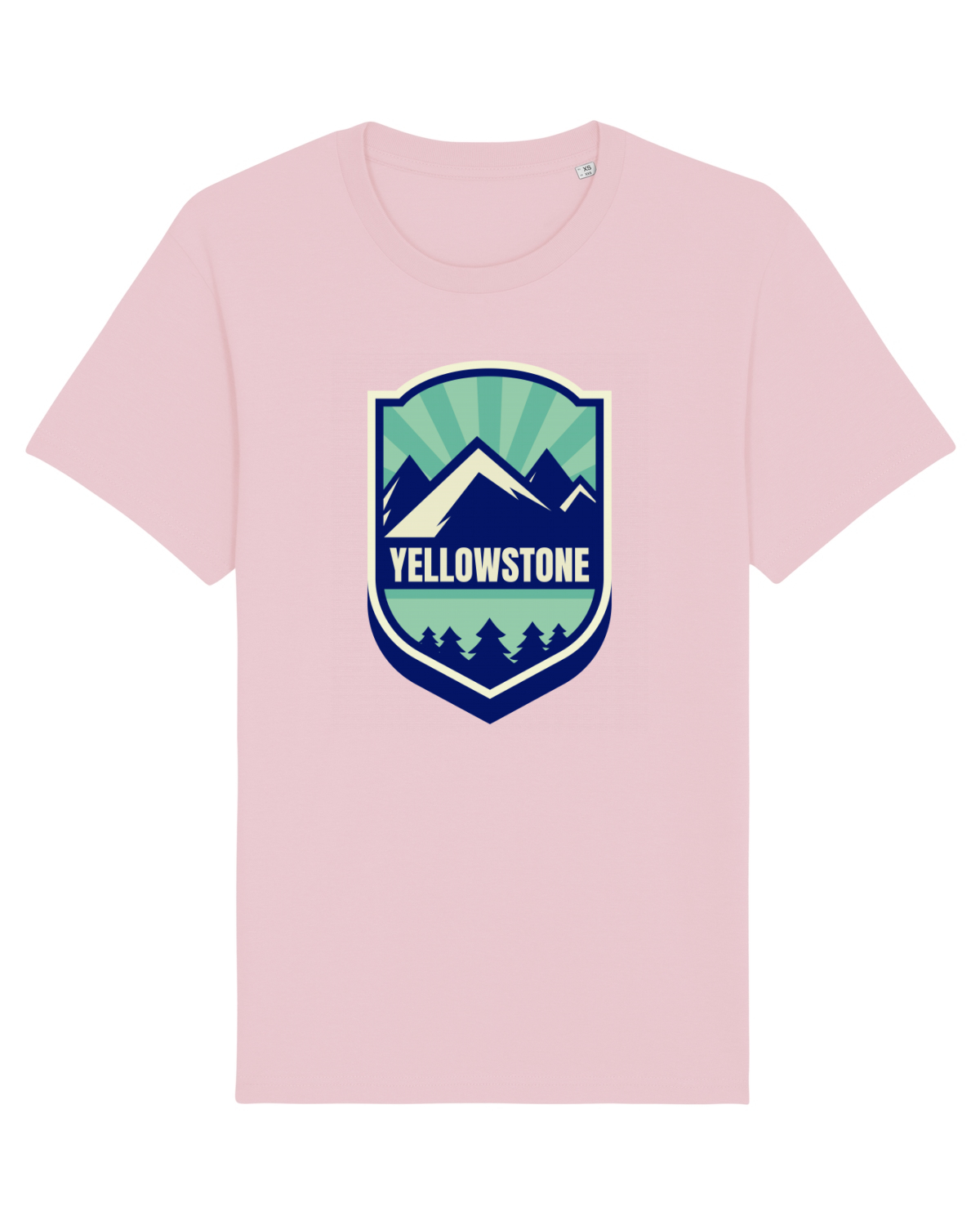 Tricou mânecă scurtă Unisex Rocker Cotton Pink