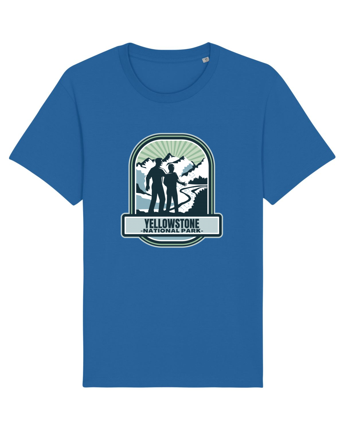 Tricou mânecă scurtă Unisex Rocker Royal Blue