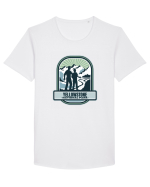Yellowstone National Park Tricou mânecă scurtă guler larg Bărbat Skater