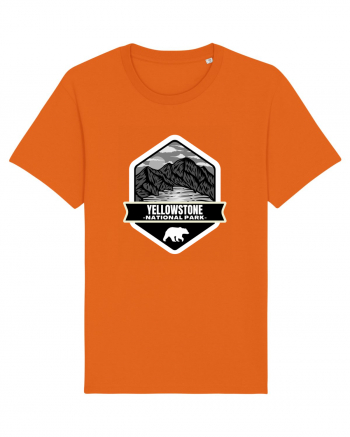 Yellowstone National Park Bright Orange