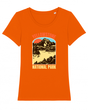 Yellowstone National Park Bright Orange