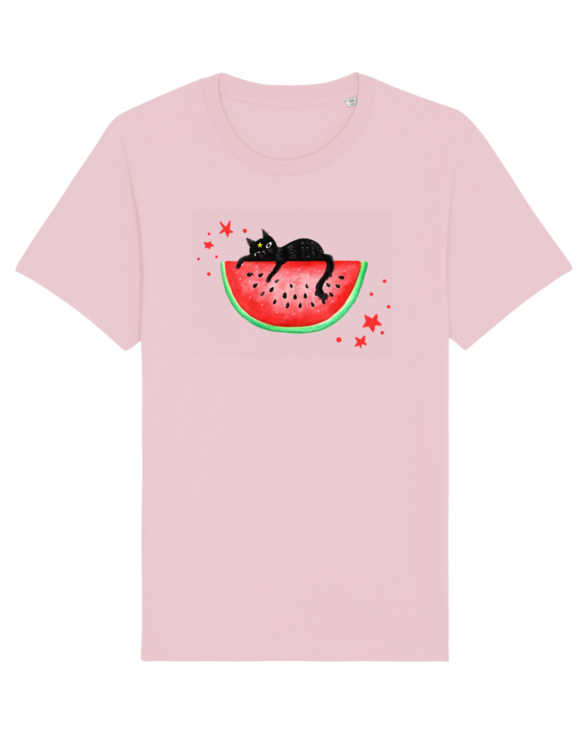 Tricou mânecă scurtă Unisex Rocker Cotton Pink