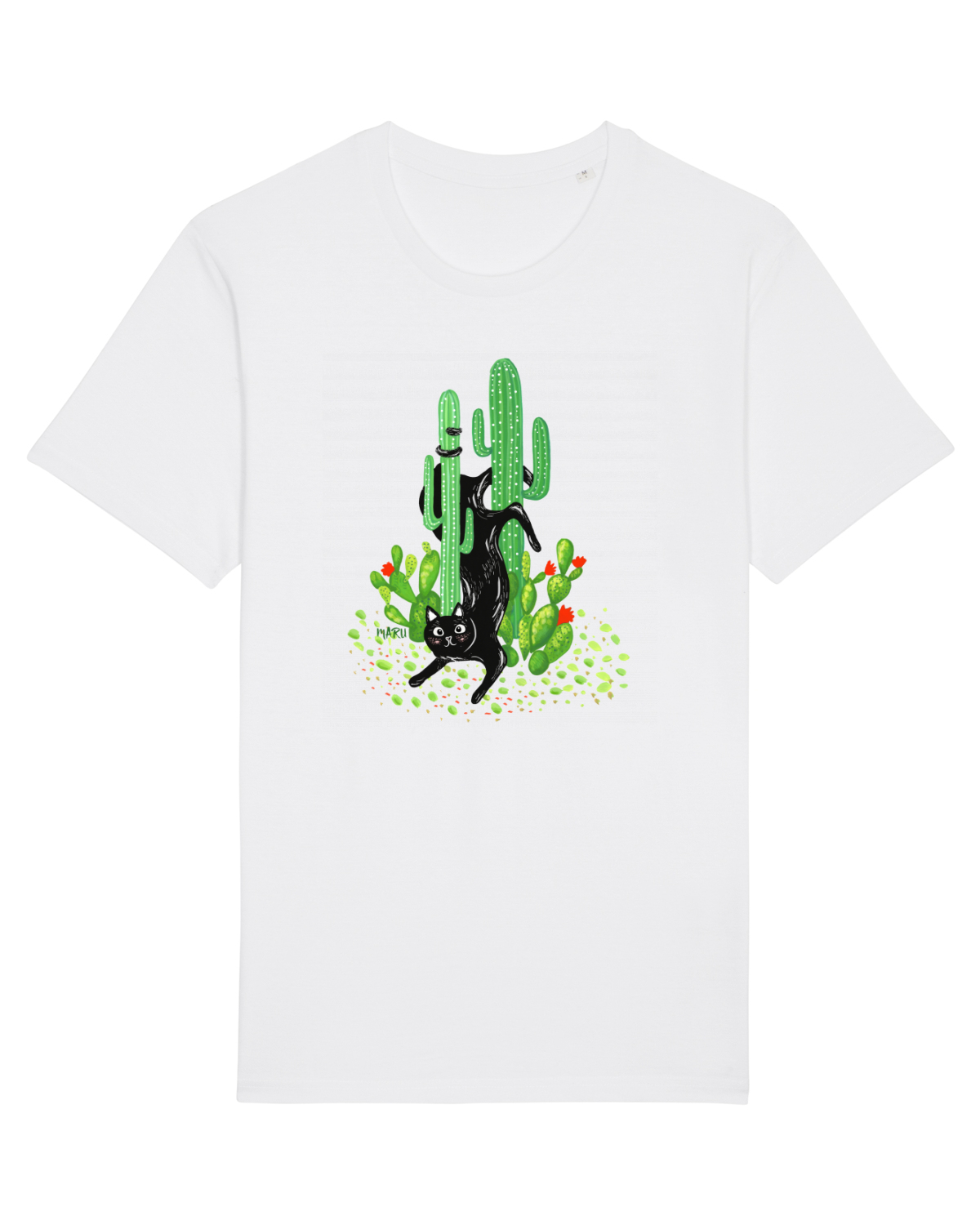 Tricou mânecă scurtă Unisex Rocker White