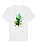 Cactus cat Tricou mânecă scurtă Unisex Rocker
