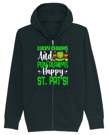 Lucky charms and pun alarms. Happy St. Pat's! Black