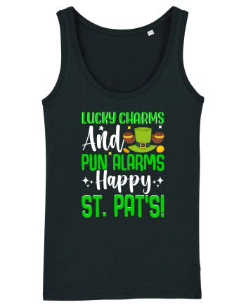 Lucky charms and pun alarms. Happy St. Pat's! Black