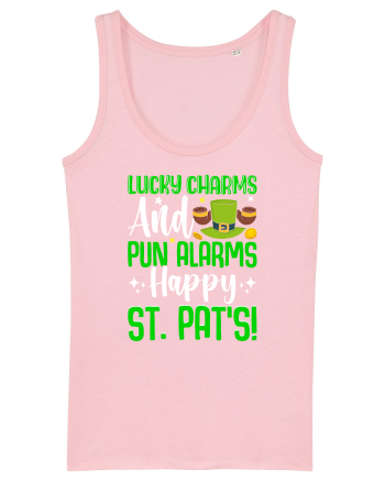 Lucky charms and pun alarms. Happy St. Pat's! Cotton Pink