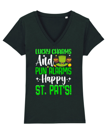 Lucky charms and pun alarms. Happy St. Pat's! Black