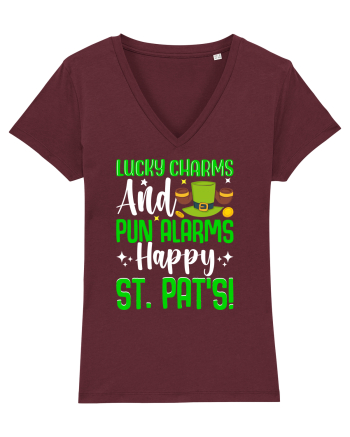 Lucky charms and pun alarms. Happy St. Pat's! Burgundy