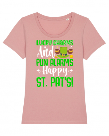 Lucky charms and pun alarms. Happy St. Pat's! Canyon Pink