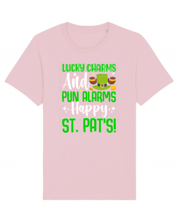 Lucky charms and pun alarms. Happy St. Pat's! Cotton Pink