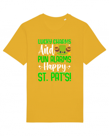 Lucky charms and pun alarms. Happy St. Pat's! Spectra Yellow