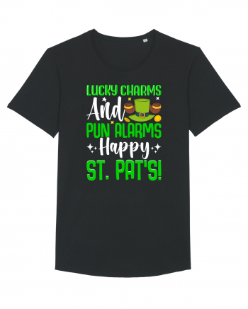 Lucky charms and pun alarms. Happy St. Pat's! Black