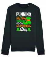 Punning my way through St Patrick's Day Bluză mânecă lungă Unisex Rise