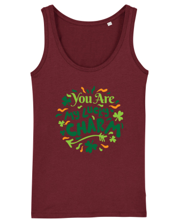 You Are My Lucky Charm Burgundy