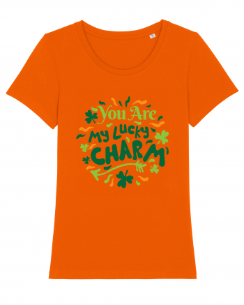You Are My Lucky Charm Bright Orange
