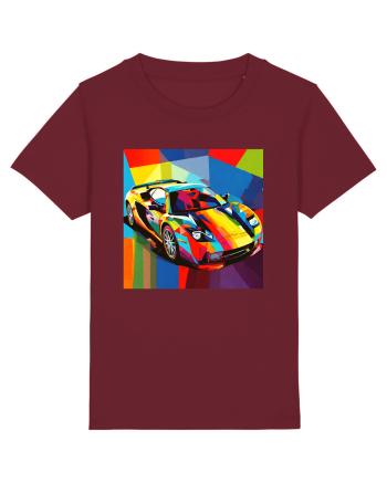 Masina Sport Pop Art Burgundy