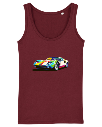 Masina Sport Pop Art Burgundy