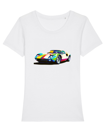 Masina Sport Pop Art White