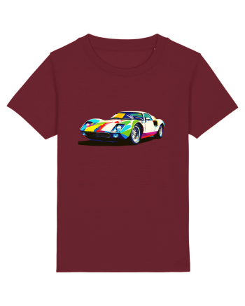 Masina Sport Pop Art Burgundy