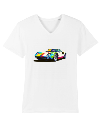 Masina Sport Pop Art White