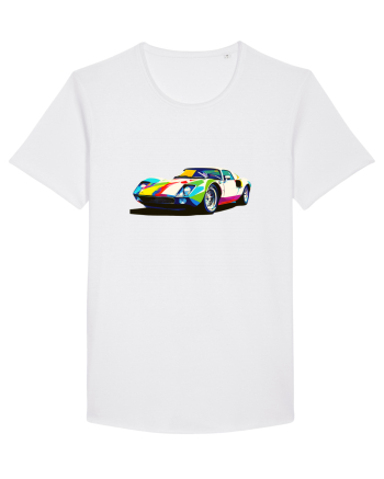 Masina Sport Pop Art White