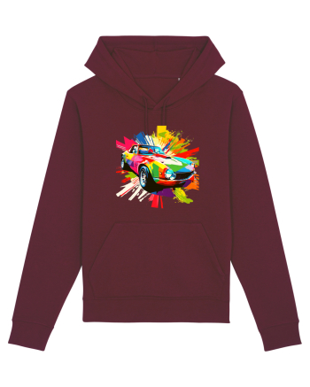 Masina Sport Pop Art Burgundy