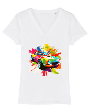 Masina Sport Pop Art White