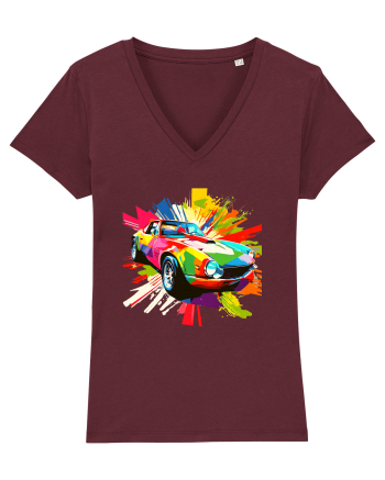 Masina Sport Pop Art Burgundy