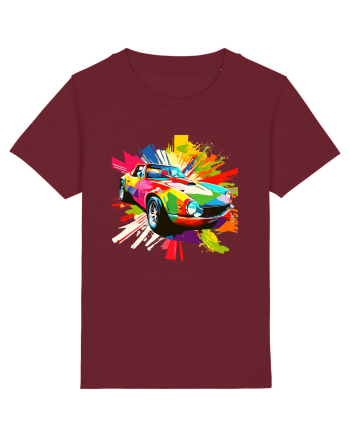 Masina Sport Pop Art Burgundy