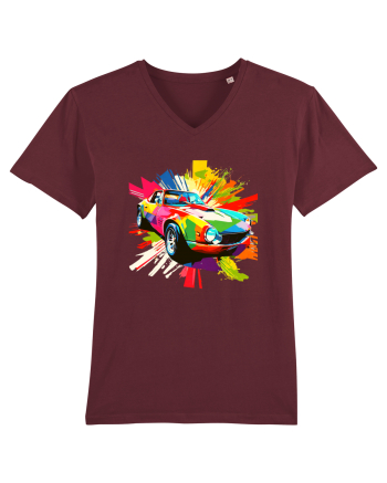 Masina Sport Pop Art Burgundy