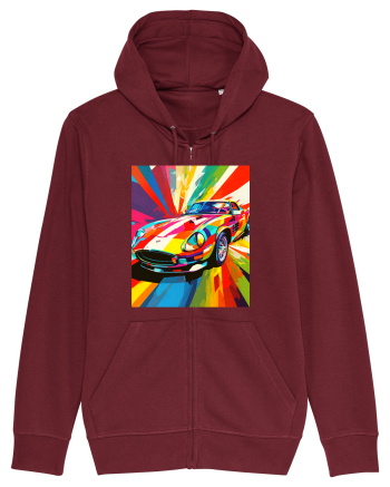 Masina Sport Pop Art Burgundy
