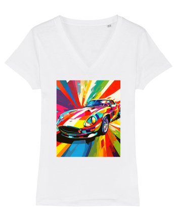 Masina Sport Pop Art White