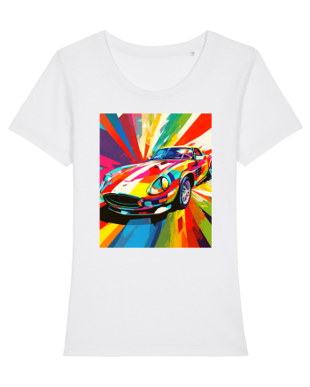 Masina Sport Pop Art White