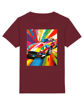 Masina Sport Pop Art Burgundy