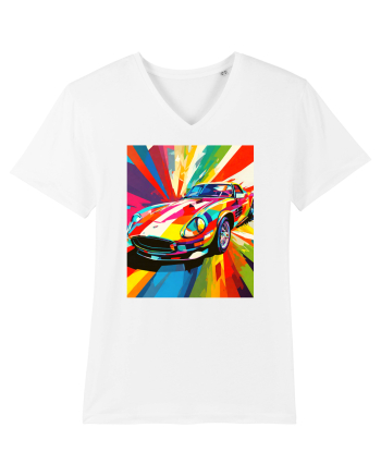 Masina Sport Pop Art White