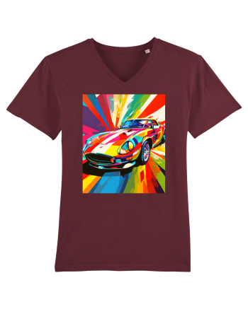 Masina Sport Pop Art Burgundy