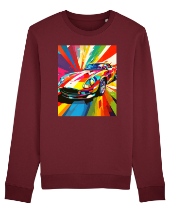 Masina Sport Pop Art Burgundy
