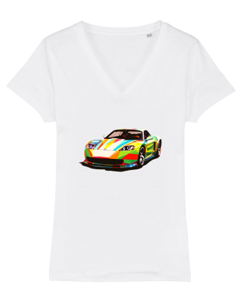 Masina Sport Pop Art White
