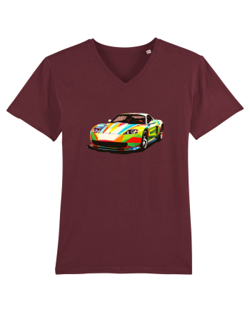 Masina Sport Pop Art Burgundy