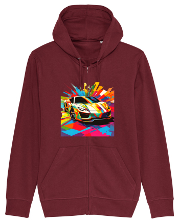 Masina Sport Pop Art Burgundy