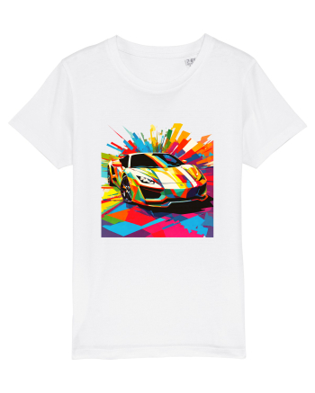 Masina Sport Pop Art White