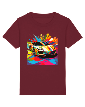 Masina Sport Pop Art Burgundy