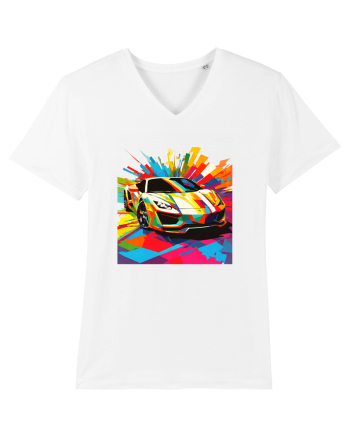 Masina Sport Pop Art White