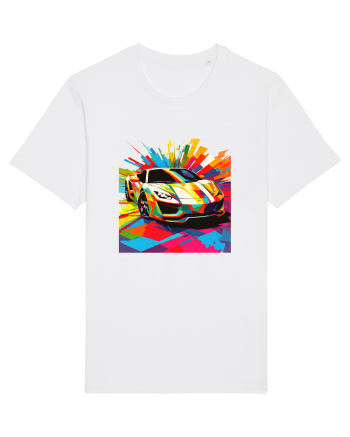 Masina Sport Pop Art White