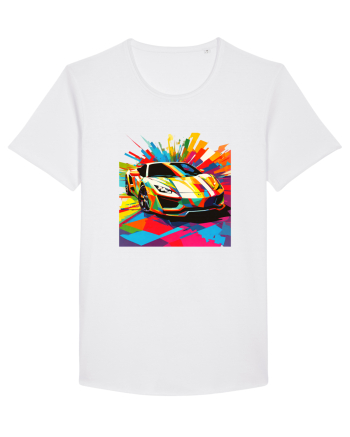 Masina Sport Pop Art White
