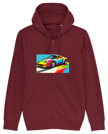 Masina Sport Pop Art Burgundy