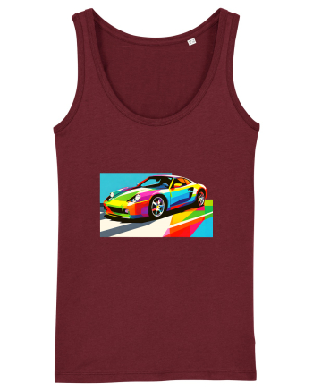 Masina Sport Pop Art Burgundy