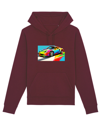 Masina Sport Pop Art Burgundy