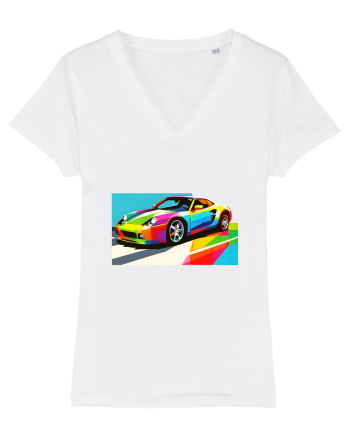 Masina Sport Pop Art White